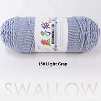 HKM-271827 5-Strand Milk Cotton Yarn for Crochet Projects - 200g Ball