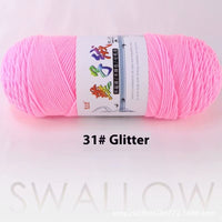 HKM-271827 5-Strand Milk Cotton Yarn for Crochet Projects - 200g Ball