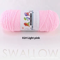 HKM-271827 5-Strand Milk Cotton Yarn for Crochet Projects - 200g Ball
