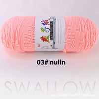 HKM-271827 5-Strand Milk Cotton Yarn for Crochet Projects - 200g Ball