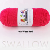 HKM-271827 5-Strand Milk Cotton Yarn for Crochet Projects - 200g Ball