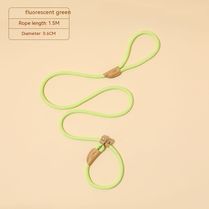 HKM-271955 Durable Nylon Pet Hand Holding Rope in Various Colors