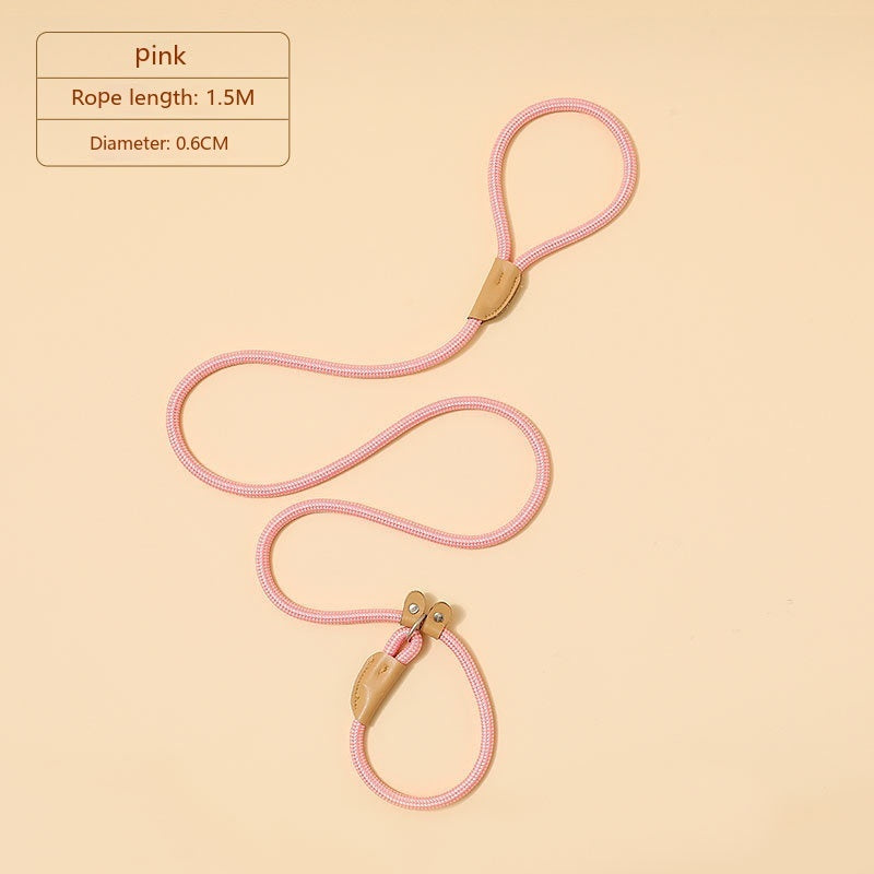 HKM-271955 Durable Nylon Pet Hand Holding Rope in Various Colors
