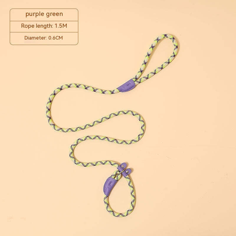 HKM-271955 Durable Nylon Pet Hand Holding Rope in Various Colors