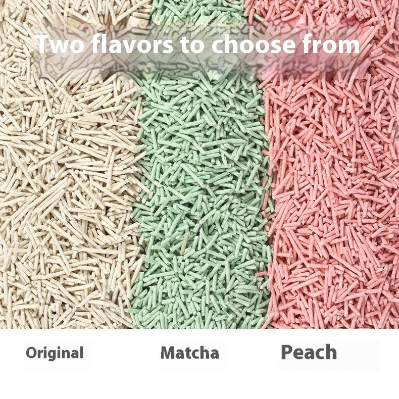 HKM-272147 Biodegradable Tofu Cat Litter with Corn Flavor, Fast Clumping, Low Dust, High Absorption