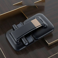 HKM-272211 Adjustable Folding Telescopic Phone Holder for Desktops - Black & White Versions