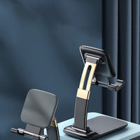 HKM-272211 Adjustable Folding Telescopic Phone Holder for Desktops - Black & White Versions