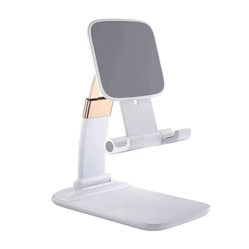 HKM-272211 Adjustable Folding Telescopic Phone Holder for Desktops - Black & White Versions