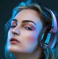HKM-272211 Folding Bluetooth Headset with Call Function and Battery Display, Stereo Sound for Mobile Phones