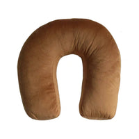 HKM-272275 Three-Dimensional Geometric Velvet Pillow – Nordic Wave & U-Shaped Decorative Cushion