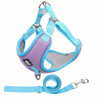 HKM-272339 Adjustable Breathable Mesh Dog Harness with Reflective Piping for Small and Medium Pets