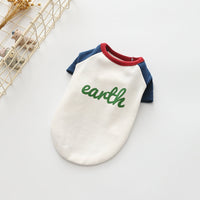 HKM-272403 Fashionable Dog Sweatshirt with Embroidered Letter Design - Available in Multiple Sizes