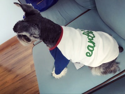 HKM-272403 Fashionable Dog Sweatshirt with Embroidered Letter Design - Available in Multiple Sizes