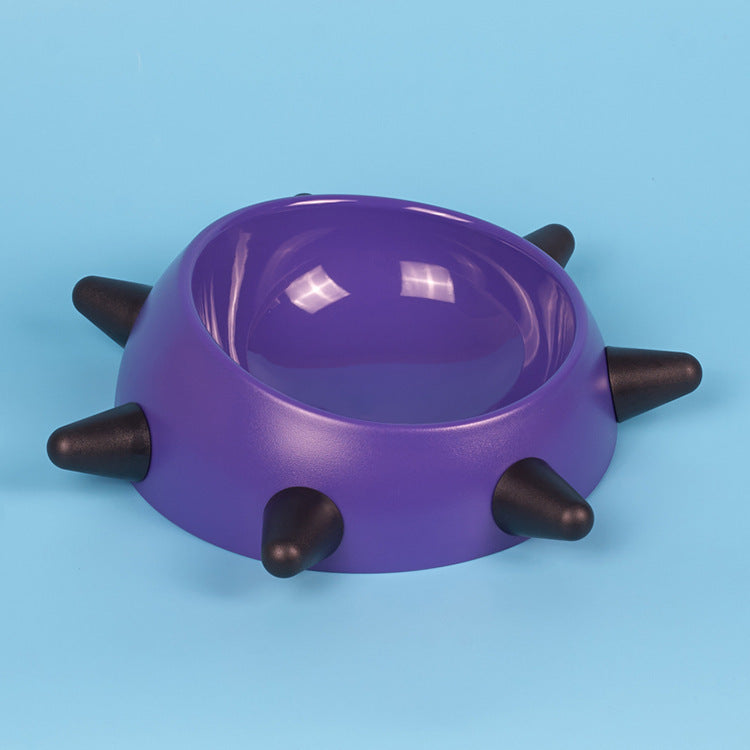 HKM-272659 Durable Anti-Slip Pet Food Bowl in Black and Rose Red - Small and Large Sizes Available