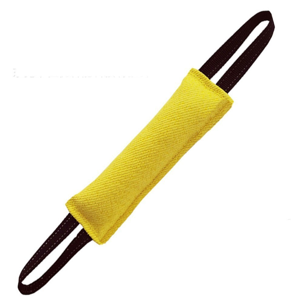 HKM-272787 Durable Dog Jute Bite Pillow with Thickened Bite Resistant Cloth - Red, Black, Green, White, Blue, Orange Options