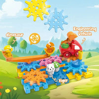 HKM-272787 Educational 31PCS Animal Building Blocks Set for Kids - Modern DIY Construction Bricks Toy