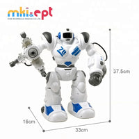 HKM-273107 Intelligent Interactive Remote Control Humanoid Robot for Kids Ages 2-13 with Lights and Sounds