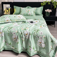 HKM-273299 Cool Washed Ice Silk Summer Blanket Set with Sheets and Pillowcases - Two Sizes Available
