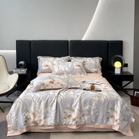 HKM-273299 Cool Washed Ice Silk Summer Blanket Set with Sheets and Pillowcases - Two Sizes Available