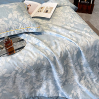 HKM-273299 Cool Washed Ice Silk Summer Blanket Set with Sheets and Pillowcases - Two Sizes Available