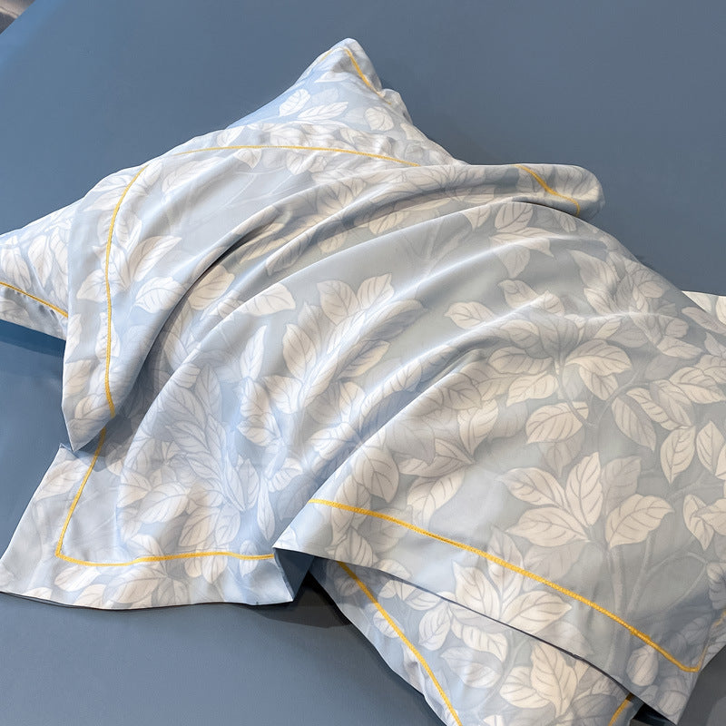 HKM-273299 Cool Washed Ice Silk Summer Blanket Set with Sheets and Pillowcases - Two Sizes Available