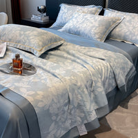 HKM-273299 Cool Washed Ice Silk Summer Blanket Set with Sheets and Pillowcases - Two Sizes Available