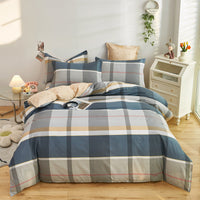 HKM-273299 Cotton Duvet Cover Set for Students - Cute Animal & Cloud Patterns in Multiple Sizes