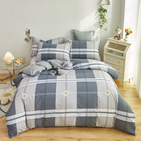 HKM-273299 Cotton Duvet Cover Set for Students - Cute Animal & Cloud Patterns in Multiple Sizes