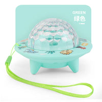 HKM-273299 Luminous 3D Cartoon Starry Sky Flying Saucer Toy for Kids, Ages 2 to 14