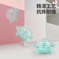 HKM-273299 Luminous 3D Cartoon Starry Sky Flying Saucer Toy for Kids, Ages 2 to 14
