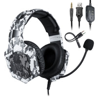HKM-273363 ONIKUMA K8 Wired Gaming Headset with Microphone, 3.5mm Audio Jack, Braided Cable
