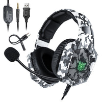 HKM-273363 ONIKUMA K8 Wired Gaming Headset with Microphone, 3.5mm Audio Jack, Braided Cable