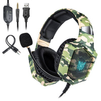 HKM-273363 ONIKUMA K8 Wired Gaming Headset with Microphone, 3.5mm Audio Jack, Braided Cable