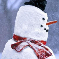 HKM-273427 Snowman Decoration Making Kit with Scarf, Hat, Carrot Nose, and Accessories for Winter Fun