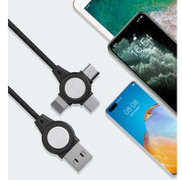 HKM-273683 Three-in-One Charging and Data Cable for Mobile Phones and Tablets - 1m Length, Multiple Color Options