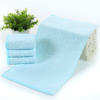 HKM-273875 Bamboo Fiber Towel in Sky Blue, Pink, and Light Yellow - 50x25 cm