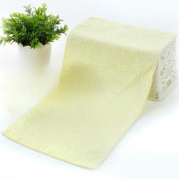 HKM-273875 Bamboo Fiber Towel in Sky Blue, Pink, and Light Yellow - 50x25 cm