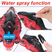 HKM-273875 Remote Control Fire-Breathing Walking Dinosaur with Sound and Light Effects for Kids