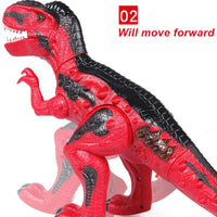 HKM-273875 Remote Control Fire-Breathing Walking Dinosaur with Sound and Light Effects for Kids