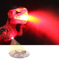 HKM-273875 Remote Control Fire-Breathing Walking Dinosaur with Sound and Light Effects for Kids