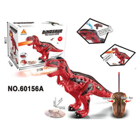 HKM-273875 Remote Control Fire-Breathing Walking Dinosaur with Sound and Light Effects for Kids
