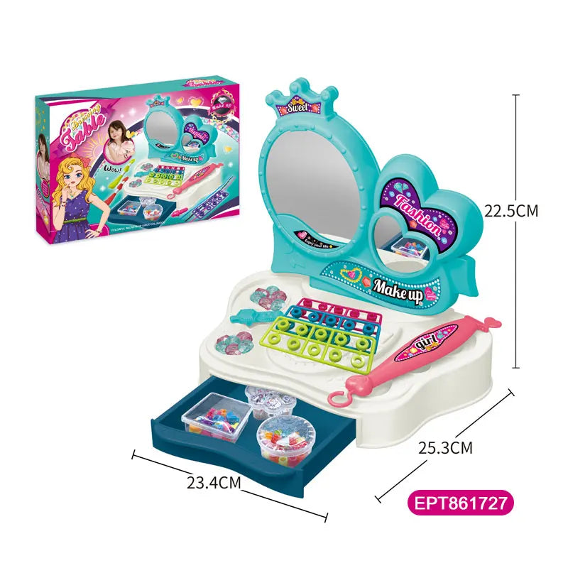 KTX-274131 Kids' Beauty Makeup Set for Pretend Play - Unisex Ages 5 to 7, Colorful Packing