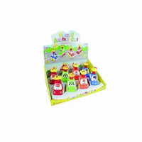 HKM-274259 Set of 8 Inertial Cartoon Cars for Kids - Friction Toy Vehicles with Forest Animal Design