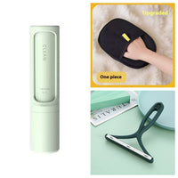 HKM-274387 Portable Reusable Pet Hair Remover Brush with Self-Cleaning Feature for Easy Fur and Dust Removal