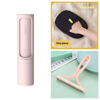 HKM-274387 Portable Reusable Pet Hair Remover Brush with Self-Cleaning Feature for Easy Fur and Dust Removal