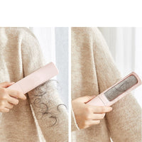 HKM-274387 Portable Reusable Pet Hair Remover Brush with Self-Cleaning Feature for Easy Fur and Dust Removal