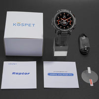 HKM-274963 Three-Proof Outdoor Sports Smart Watch with Touch Control and Silicone Band