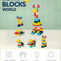 HKM-275027 Digital Train Building Block Set for Kids - 55+ Colorful Assembly Pieces for Educational Fun