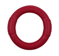 HKM-275091 EVA Portable Pet Training Ring with Natural Loofah Material - 18cm Diameter