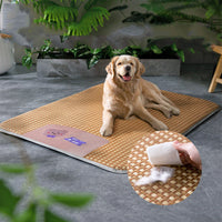 HKM-275219 Four Seasons Cool Mat for Dogs - Brown Bear, Small to Large Sizes Available